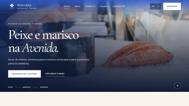 Página inicial — Peixaria da Avenida